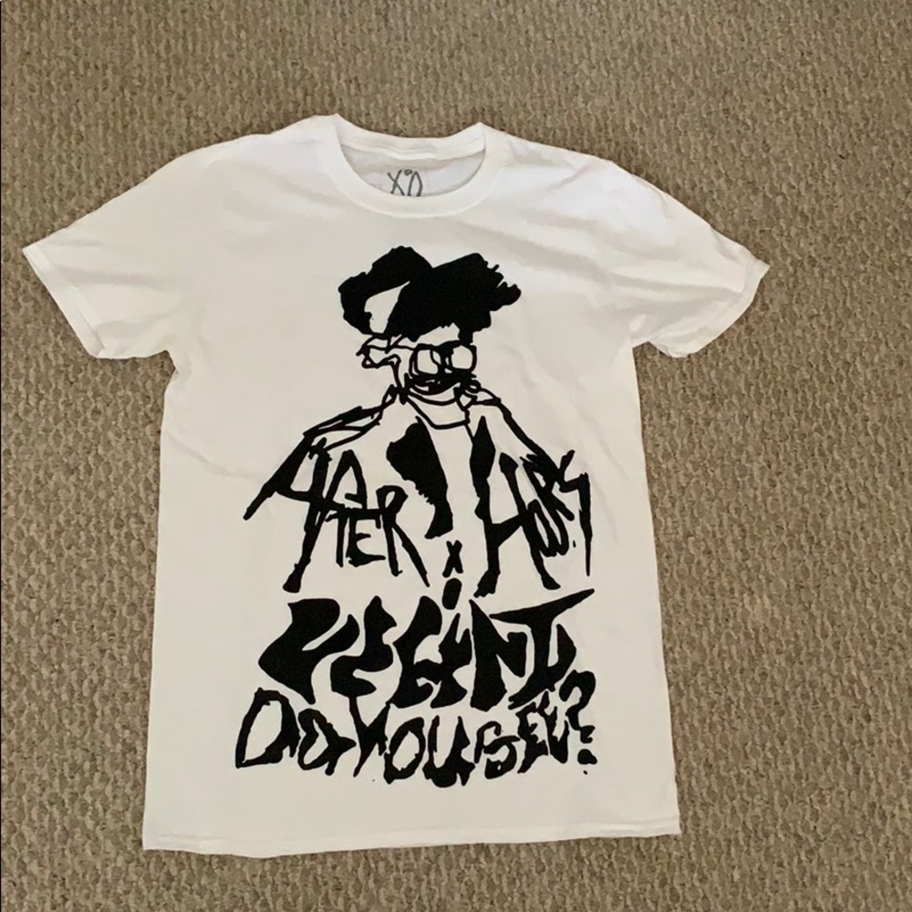 The Weeknd After Hours White Tee Shirt 12 HOUR